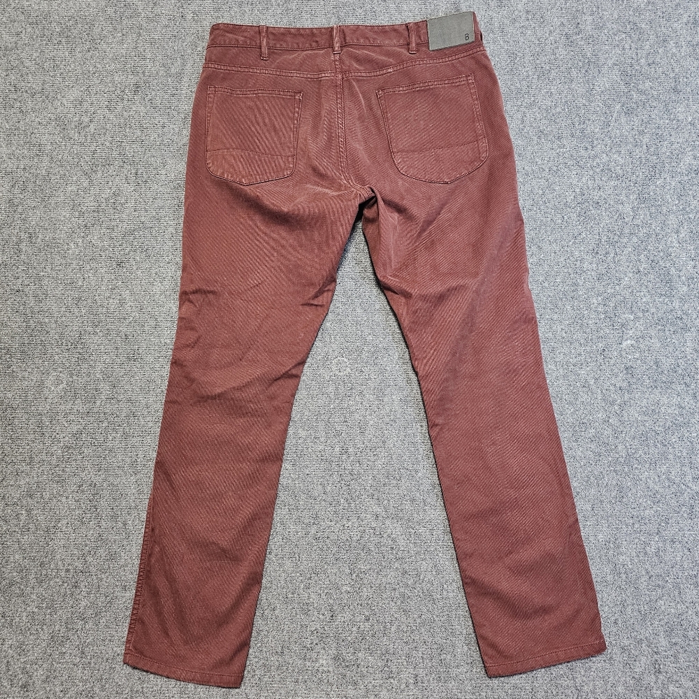 Bonobos Travel Pants 34x30 Brick Red Athletic Outdoor Mens Tailored Fit Stretch - Picture 3 of 13